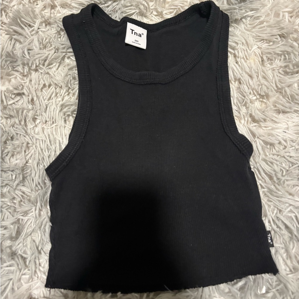 Tna Black Crop Top